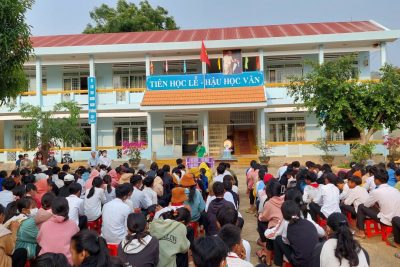Thư viện trường THCS Lê Lợi tuyên truyền Ngày Sách và Văn Hoá đọc Việt Nam 2023